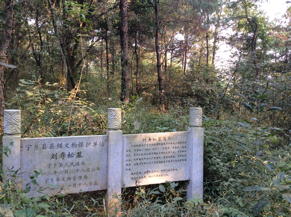 在山里面寻找穴位