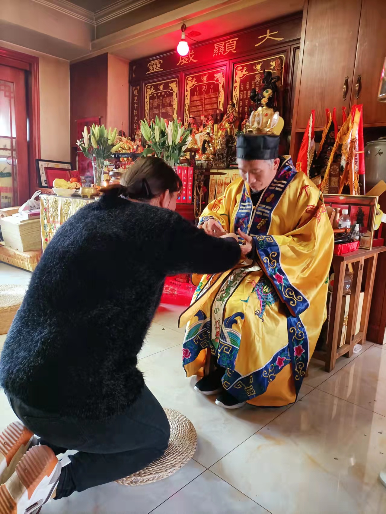 傅法清道长雷法培训带徒弟，手把手教授道家法术